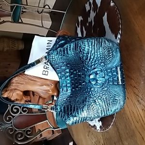 EUC Brahmin Marianna Verdigris Melbourne Tote